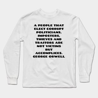 George Orwell Long Sleeve T-Shirt